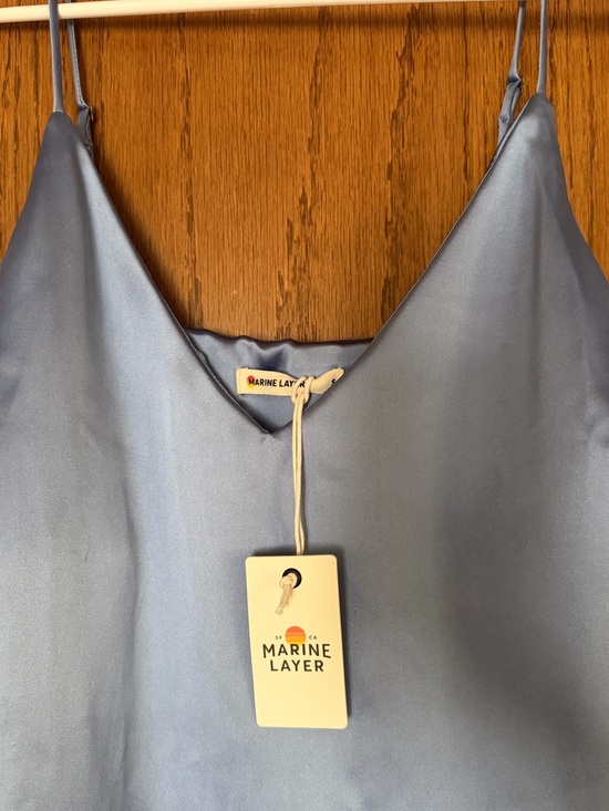 Marine Layer | Gabrielle Slip Dress - Hydrangea - Picture 3 of 6